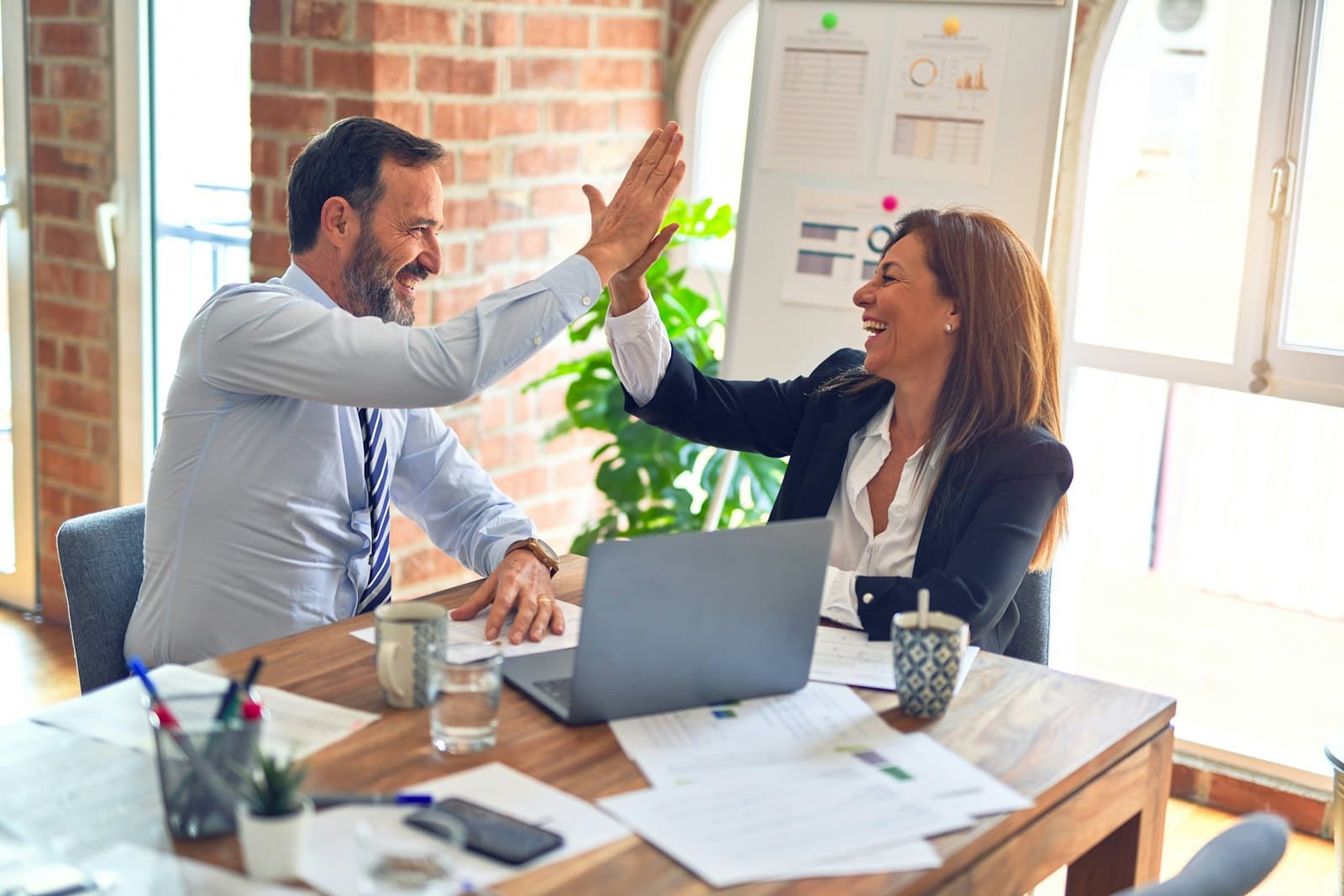 Teams collaborating on hiring